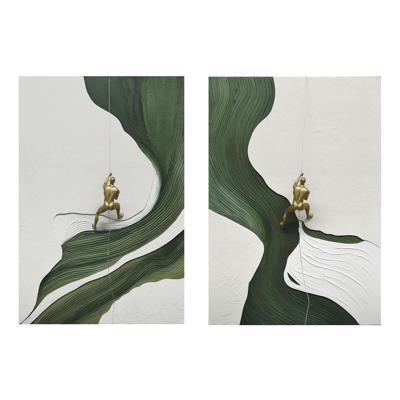 Canvas Home ESPRIT Hars Canvas 80 x 3,5 x 120 cm