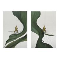 Canvas Home ESPRIT Hars Canvas 80 x 3,5 x 120 cm - thumbnail