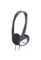 Panasonic RP-HT030 On Ear koptelefoon Kabel Stereo Zwart, Zilver Lichtgewicht - thumbnail