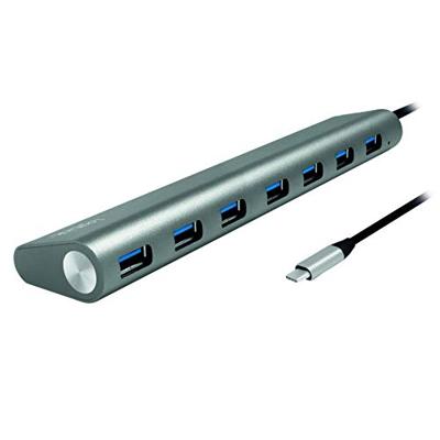 LogiLink UA0310 interface hub USB 3.2 Gen 1 (3.1 Gen 1) Type-C 5000 Mbit/s Grijs