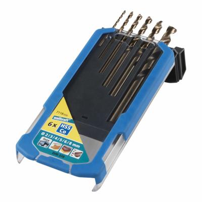 Wolfcraft Metaalboorset | HSS-Co geslepen | 6-delig | 1 set - 7118000