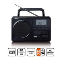 MPR-035BK Compacte Draagbare FM Radio met LCD Scherm Zwart - thumbnail