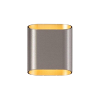 Modular Trapz LED Wandlamp - Zilver Brons - Champagne - thumbnail