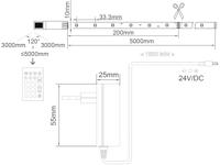 Trio LedstripStripe 5m met afstandsbediening - R65485269 - thumbnail