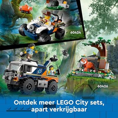 LEGO city 60437 jungleonderzoekers: helikopter bij de basis - thumbnail