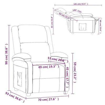 Fauteuil verstelbaar fluweel wijnrood