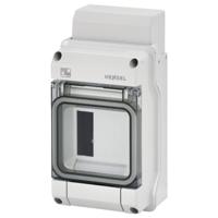 Hensel 61001100 KV PC 9103 Kleine verdeelkast Opbouw (op muur) Aantal groepen: 3 Aantal rijen: 1 Inhoud: 1 stuk(s) - thumbnail