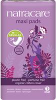 Natracare Maxi Pads Regular Maandverband 14st - thumbnail