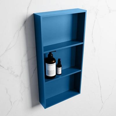 MONDIAZ EASY Nis 59,5x29,5cm in solid surface kleur Jeans | Jeans. 3 vakken geschikt voor in- of opbouw MONDIAZ EASY Nis 59,5x29,5cm in solid surface kleur Jeans | Jeans. 3 vakken geschikt voor in- of opbouw