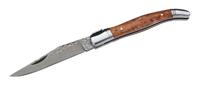 Herbertz zakmes 19 cm damascusstaal/hout zilver/bruin - thumbnail