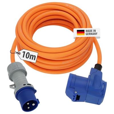 Brennenstuhl 1167650310 Stroom Camping-CEE-verlengkabel Blauw, Zwart, Grijs, Oranje 10 m H07RN-F 3G 2,5 mm² Brennenstuhl 1167650310 Stroom Camping-CEE-verlengkabel Blauw, Zwart, Grijs, Oranje 10 m H07RN-F 3G 2,5 mm²