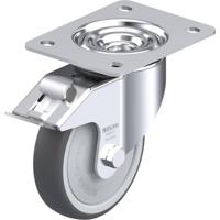 Blickle LK-PATH 125KF-3-FI Zwenkwiel met rem Wieldiameter: 125 mm Draagvermogen (max.): 250 kg 1 stuk(s) - thumbnail