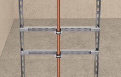 Fischer 544909 Buisklem FRS-L 156-163 M8/M10 niet-iv 230 mm 5 stuk(s)