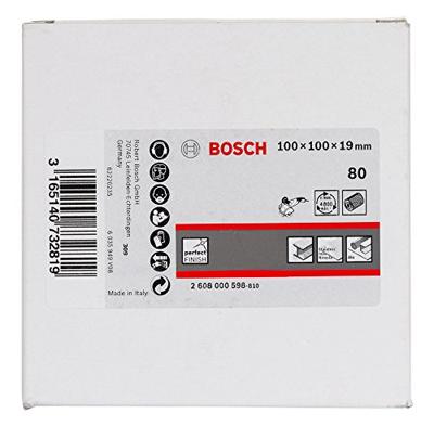 Bosch Accessories 2608000598 Lamellenslijprol, 19 mm, 80, 100 mm Diameter 100 mm 1 stuk(s) Bosch Accessories 2608000598 Lamellenslijprol, 19 mm, 80, 100 mm Diameter 100 mm 1 stuk(s)