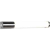 LED Wandlamp - Trion Pilana - 8W - Warm Wit 3000K - Spatwaterdicht IP44 - Rond - Glans Chroom - Kunststof - thumbnail