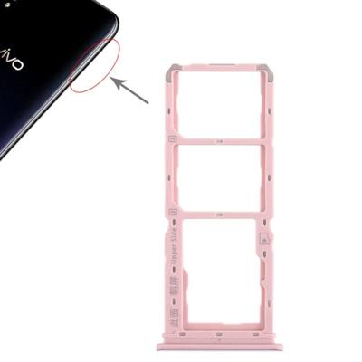 2 x SIM kaarthouder + Micro SD Card lade voor Vivo Y97(Rose Gold)