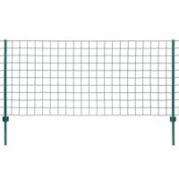 Euro hek 20x0,8 m staal groen - thumbnail
