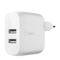 Belkin Boost Charge 2-poorts USB-A wandlader oplader - thumbnail