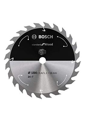 Bosch Accessories Bosch Power Tools 2608837698 Hardmetaal-cirkelzaagblad 184 x 16 mm Aantal tanden: 24 1 stuk(s)