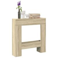 VidaXL Haardombouw 81x18x82 cm bewerkt hout sonoma eikenkleurig - thumbnail