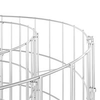 Gabion plantenbak verhoogd 200x100x50 cm gegalvaniseerd ijzer - thumbnail