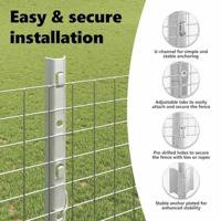 VidaXL Hek met paal zilver 1,2 x 10 m staal - thumbnail