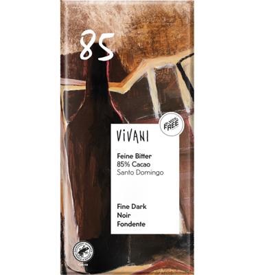 Vivani Chocolade puur delicaat 85% Santo Domingo bio 100 Gram Vivani Chocolade puur delicaat 85% Santo Domingo bio 100 Gram