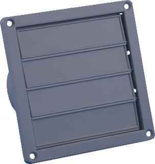 Nedco lamellenrooster rand - 155 x 155 mm - Ø 100 - 130 mm - grijs - 62500605