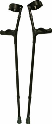 Vitility Elleboogkrukken zwart