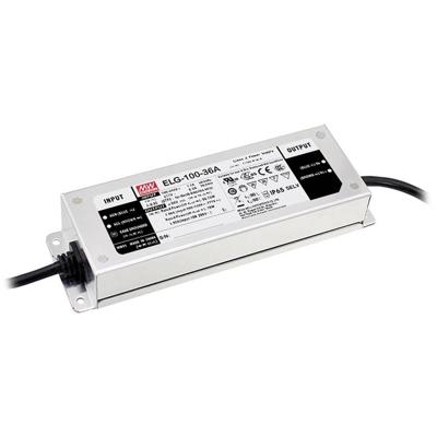 MEAN WELL ELG-100-24AB-3Y LED-driver Constante spanning 96 W 2 - 4 A 21.6 - 26.4 V/DC 3-in-1 dimmer, Montage op ontvlambare oppervlakken, Geschikt voor