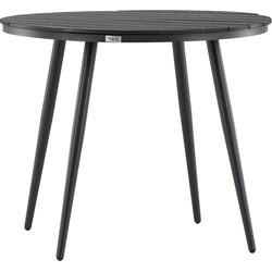 Nohr Ronde Bistrotafel 'Erikka' 90cm, kleur Zwart