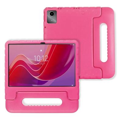 Lunso Lenovo Tab M11 - EVA Schokbestendige Kinderhoes met handvat - Roze Lunso Lenovo Tab M11 - EVA Schokbestendige Kinderhoes met handvat - Roze