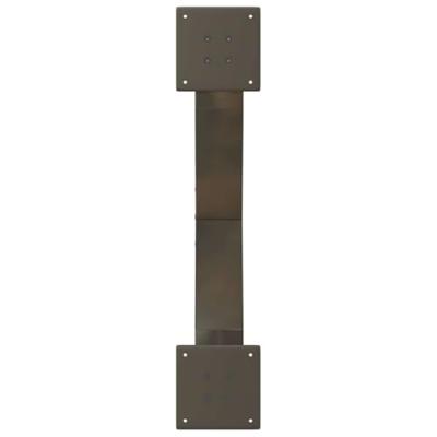 Salontafelpoten 2 st X-vormig 70x(30-31) cm staal naturel