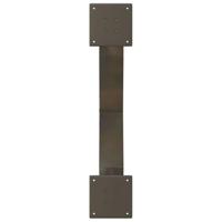 Salontafelpoten 2 st X-vormig 70x(30-31) cm staal naturel - thumbnail