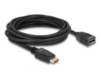 Delock 80004 DisplayPort 1.2 verlengkabel 4K 60 Hz 5 m - thumbnail