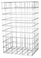 Mediqo-line MediQo-line afvalkorf 50 liter MQ-Z60 - aluminium-look - thumbnail
