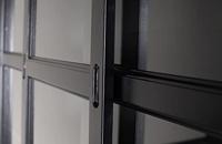 WOOOD Vitrinekast 'Lagos', kleur Zwart - thumbnail