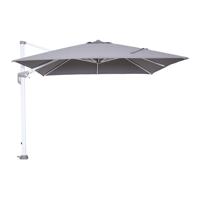 Hawaii zweefparasol 300x300 wit/ licht grijs zonwering Garden Impressions - Garden impressions - thumbnail