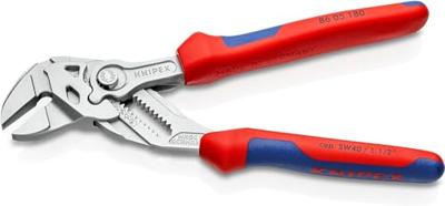 Sleuteltang lengte 180 mm spanwijdte 40 mm verchroomd meercomponenten mantels KN - thumbnail