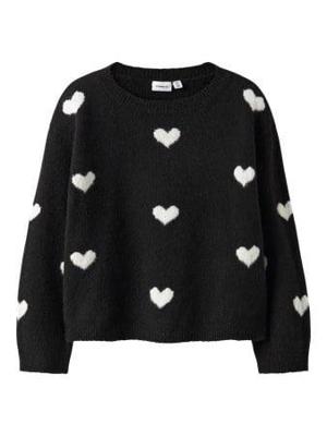 Name it winter sweater meisjes - zwart - regular fit, gebreid - NkfOna