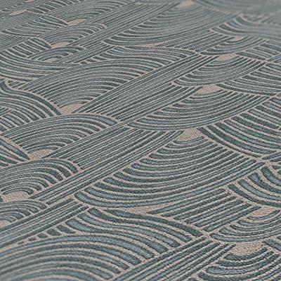 AS Creation Nara - Blauw - Patroon Behang - 387421