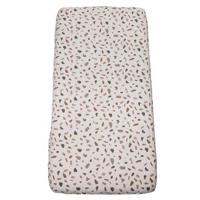 Witlof for kids katoenen baby hoeslaken ledikant Colour your world 60x120 cm beige - thumbnail