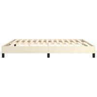 Bedframe kunstleer crèmekleurig 180x200 cm - thumbnail
