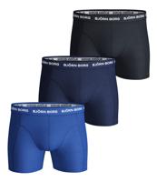 Onderbroeken 3-pack heren boxershorts blauw combi - Katoenen heren ondergoed - thumbnail
