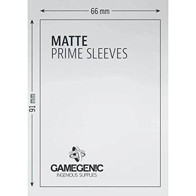 Gamegenic - Sleeves Matte Prime Dark Grey (100 Sleeves)