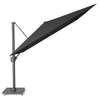 Zweefparasol Challenger T1 3x3 meter Zwart zonwering Platinum - Platinum - thumbnail