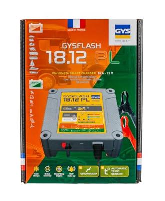 GYS GYSFLASH 18.12 PL 026926 Druppellader 12 V 18 A GYS GYSFLASH 18.12 PL 026926 Druppellader 12 V 18 A