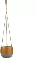 Mica Decorations Hangpot resa 16.5x13.5cm oranje - thumbnail