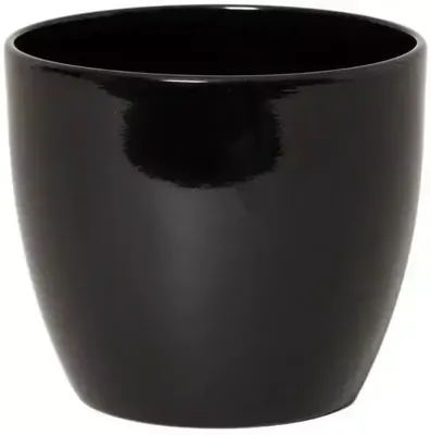 Floran bloempot boule 8,5x6,5 cm zwart