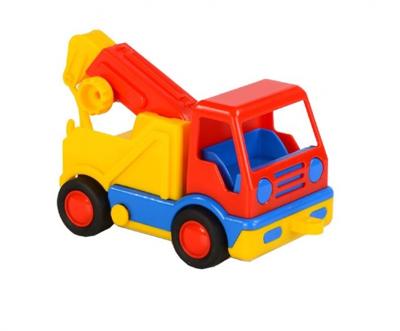 Polesie takelwagen 20 cm rood/geel Polesie takelwagen 20 cm rood/geel